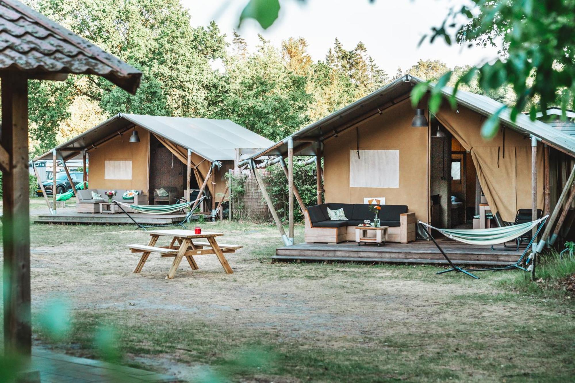 Glamping Holten luxe safaritent 1 Exterior foto